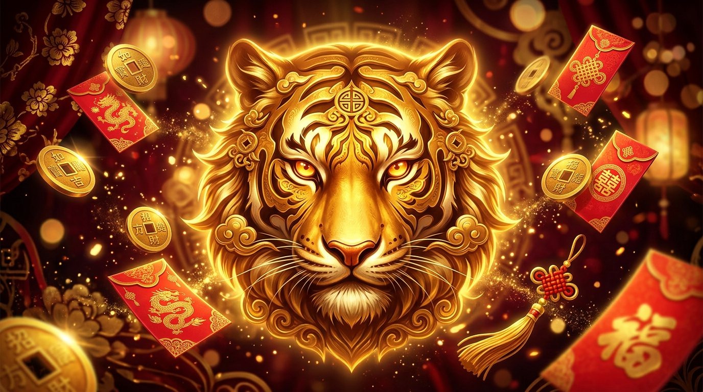 Fortune Tiger slot game com tigre dourado